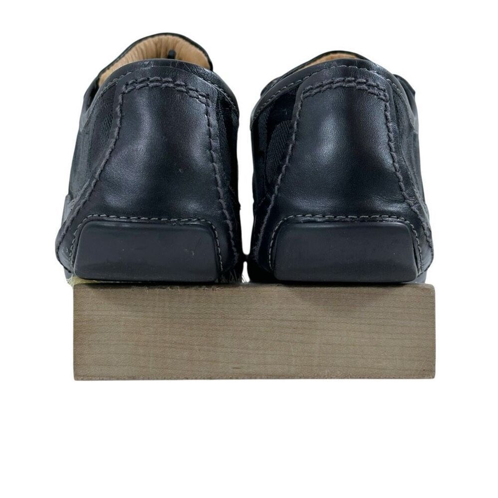 Coach Suee Black Monogram Canvas/Leather Lace-up Comfort Sneakers Size 6.5 - Picture 7 of 9